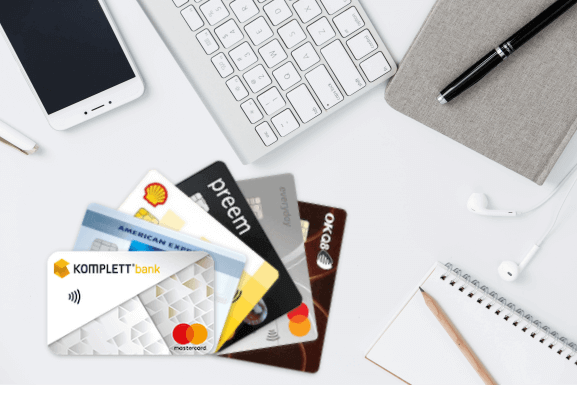 Flera kreditkort med cashback