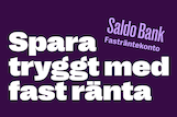 Spara tryggt med fast ränta