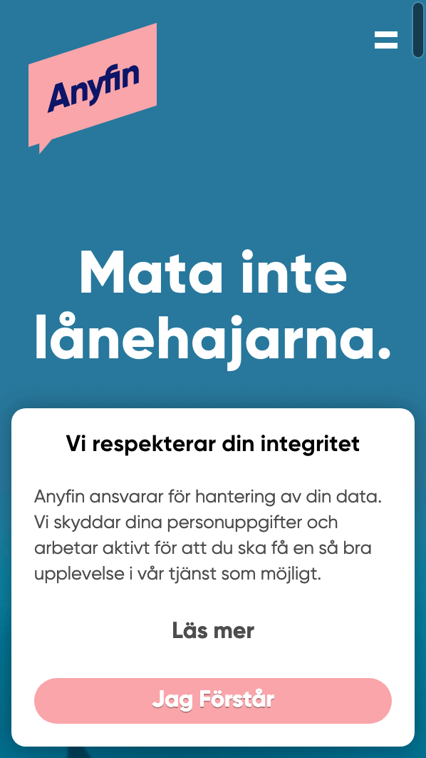 skärmavbild Anyfin
