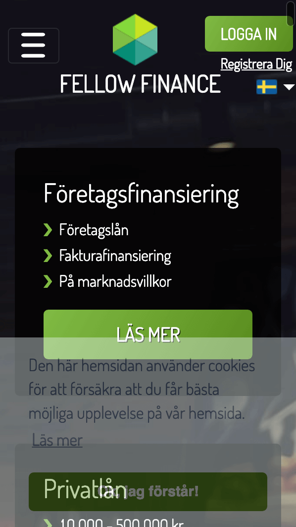 skärmavbild Fellow Finance
