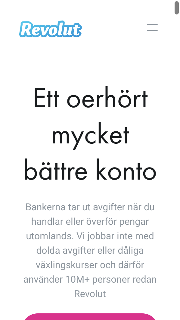 skärmavbild Revolut