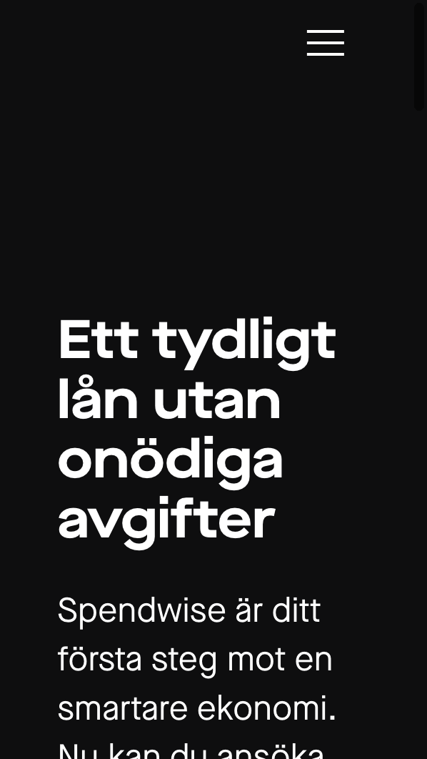 skärmavbild Spendwise