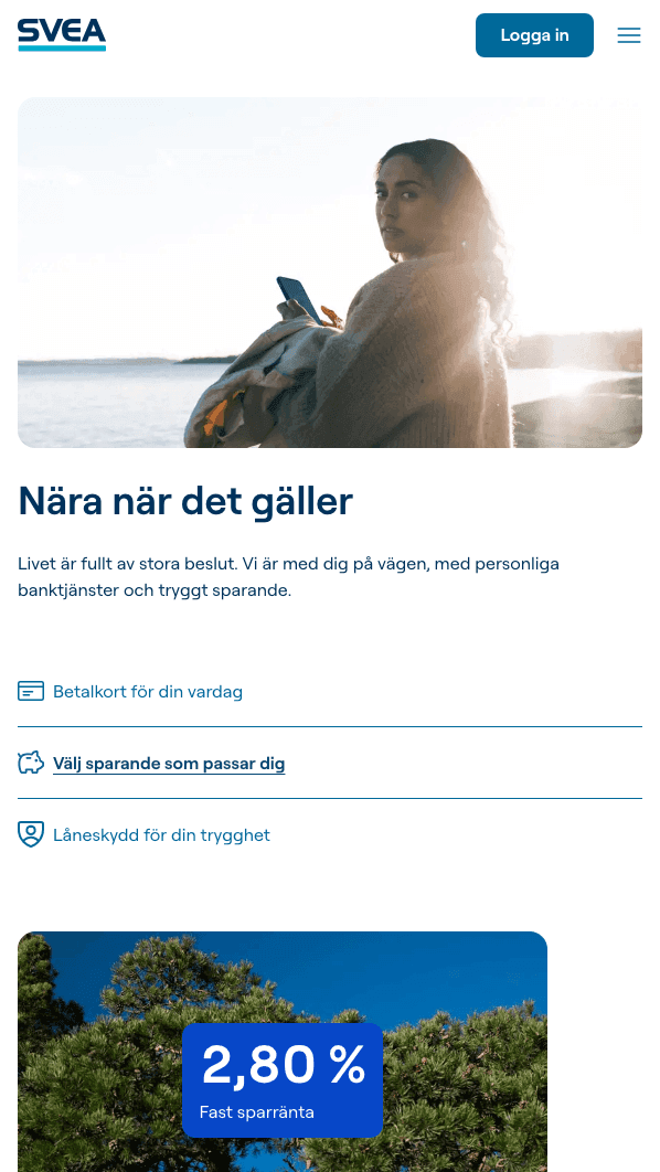 skärmavbild Svea Bank