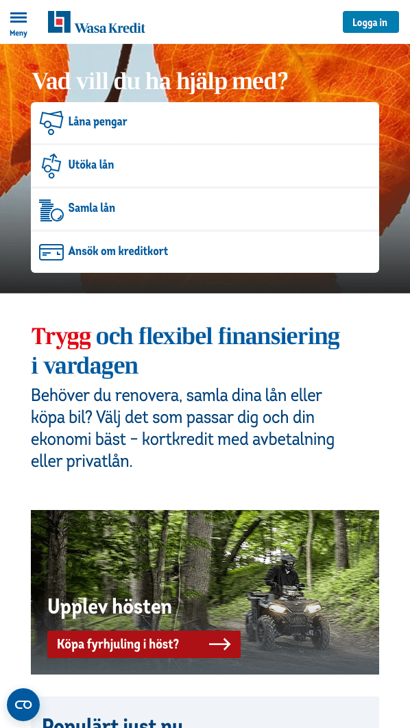 skärmavbild LF Finans